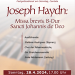 Festgottesdienst am 28. April in der Johanneskirche mit Musik von Joseph Haydn